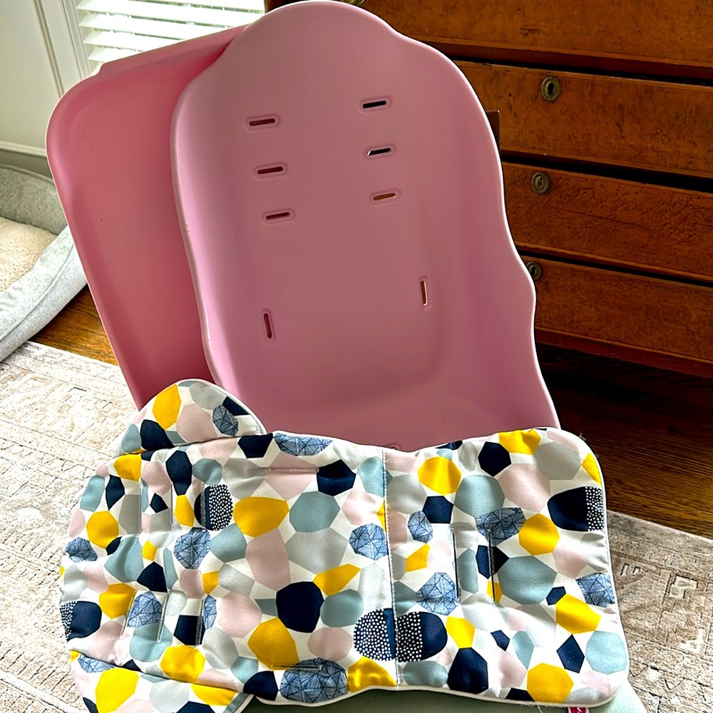 Oribel Highchair pink seat & tray!